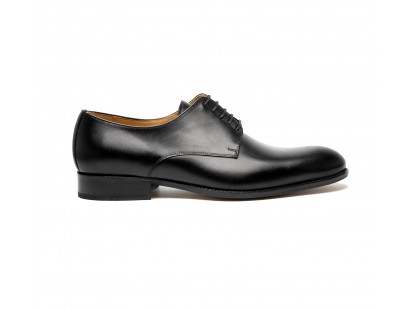 Derby lisse cuir noir