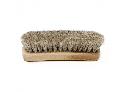 Brosse Crin de Cheval Naturel gris claire