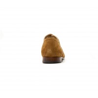 Tabac suede straight cap toe oxford