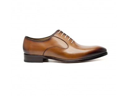 whisky calf leather oxford