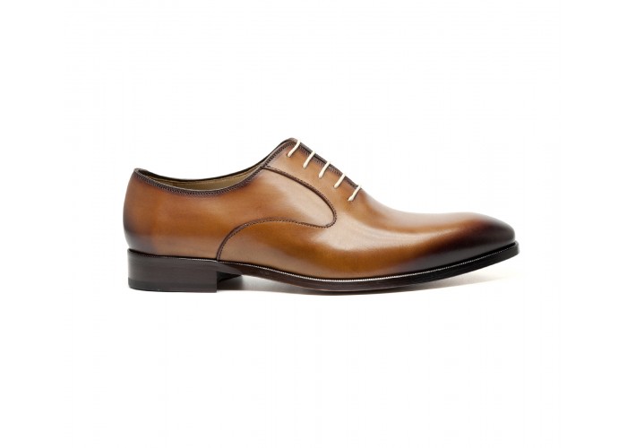 whisky calf leather oxford