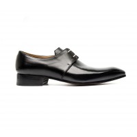 Derby deux oeillets en veau noir