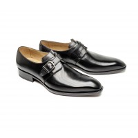 derby boucle en veau noir