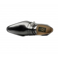 derby boucle en veau noir