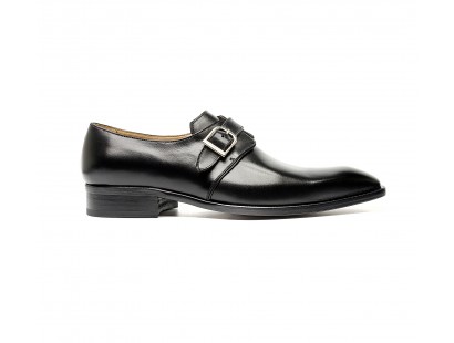 derby boucle en veau noir