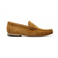 Mocassin en "daim" camel