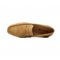 Mocassin en "daim" camel