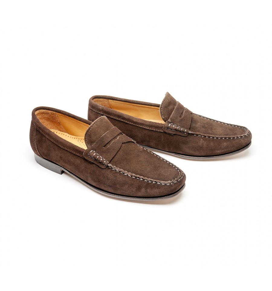 mocassin daim