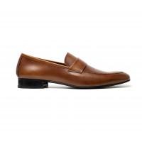 ultra soft loafer in brown calf leather