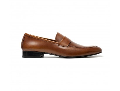 ultra soft loafer in brown calf leather