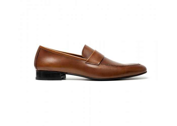 ultra soft loafer in brown calf leather