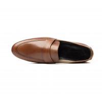 ultra soft loafer in brown calf leather