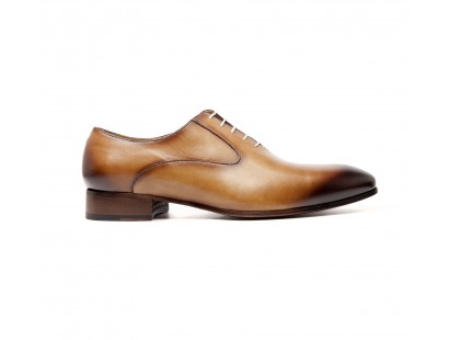 camel calf plain oxford