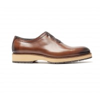 One cut oxfords in whisky calf " BIG SOLES"