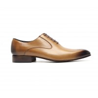 cognac calf oxfords