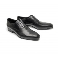 black calf oxfords