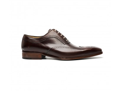 brown calf leather full brogue