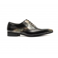 Camo patina calf oxford