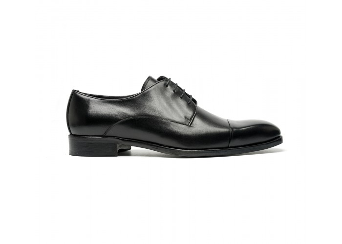 black calf cap toe derbies