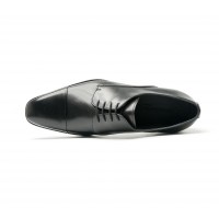 Derby bout droit en veau noir