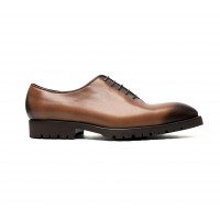 brown calf oxford with rubber commando sole