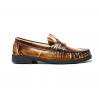 honey patent leather loafers