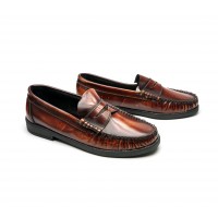 medium honey patent leather loafers