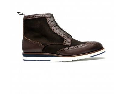 two tones brogue boots