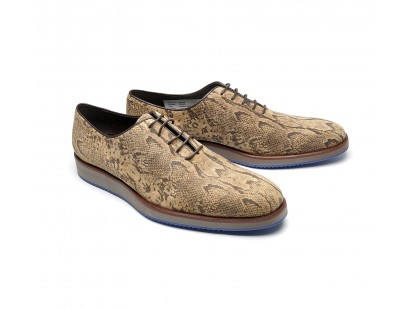 one cut oxford in python style calfskin