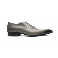 Greay calf leather oxford
