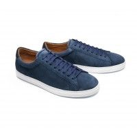 Blue Suede calf sneakers