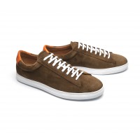 brown Suede calf sneakers