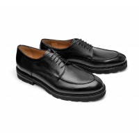 derby in grained calf and rubber sole