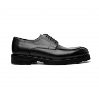 derby in grained calf and rubber sole