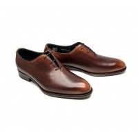 One cut oxfords reverse patina in brown calf