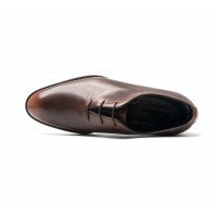 One cut oxfords reverse patina in brown calf