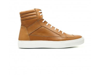 patinated calf High sneakers