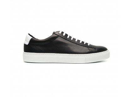 black calf sneakers