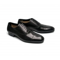 Richelieu en cuir noir TRES SOUPLE