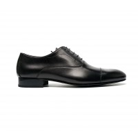 Richelieu en cuir noir TRES SOUPLE