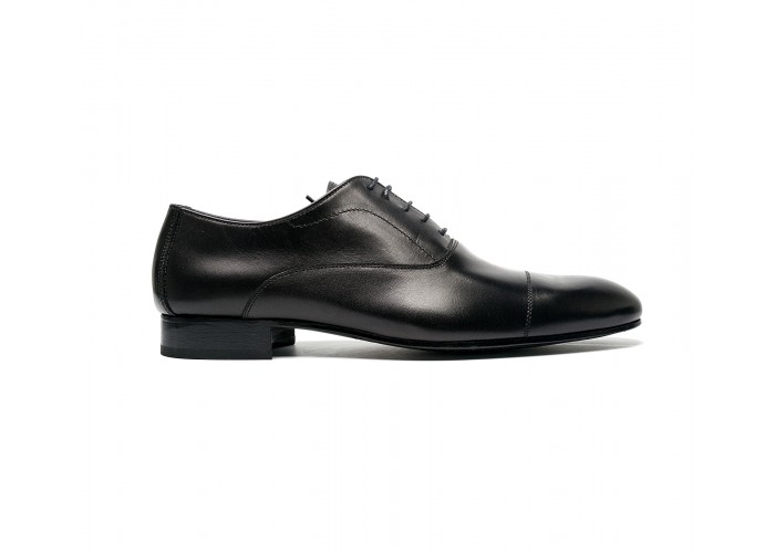 Richelieu en cuir noir TRES SOUPLE