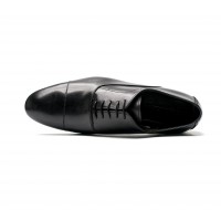Richelieu en cuir noir TRES SOUPLE