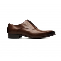 Plain oxfords in patinated calf leather