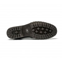 mocassin en veau noir semelle commando