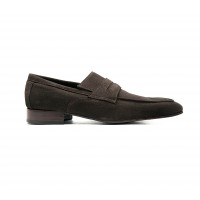 MOCASSIN EN VELOUR MARRON CHOCOLAT