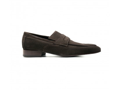 DARK BROWN SUEDE LOFFER