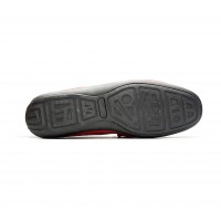 mocassin tout cuir semelle gomme cousue
