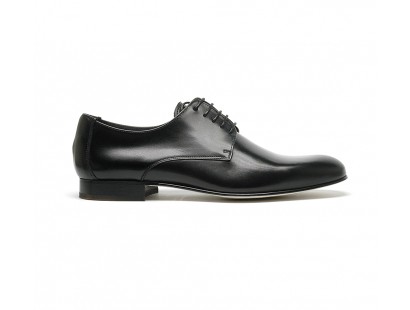 SOFT black calf derbies